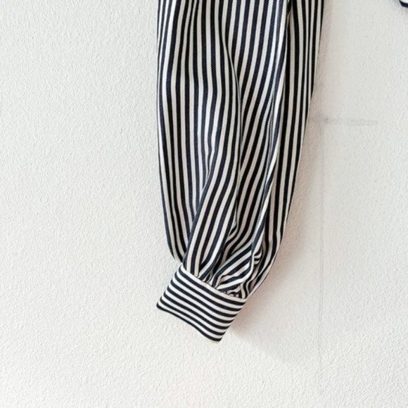 ❤️SOLD❤️Zimmermann Maples One Shoulder Striped Bow - Picture 9 of 12